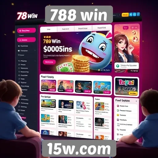 Interface do usuário do site 788 win